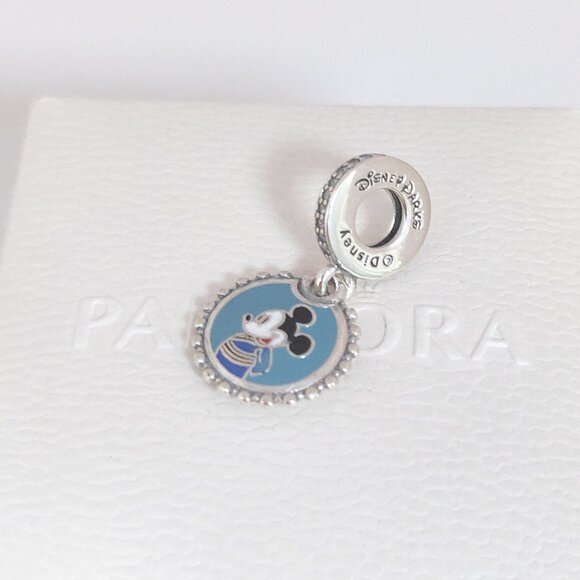 Pandora Epcot World Showcase Japan Mickey Mouse Dangle Charm S925 Silver - Picture 5 of 8